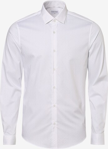 Calvin Klein Business Shirt in White: front