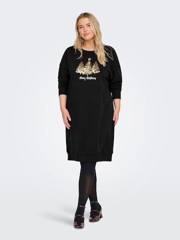Abito 'CARSANTA XMAS' di ONLY Carmakoma in nero