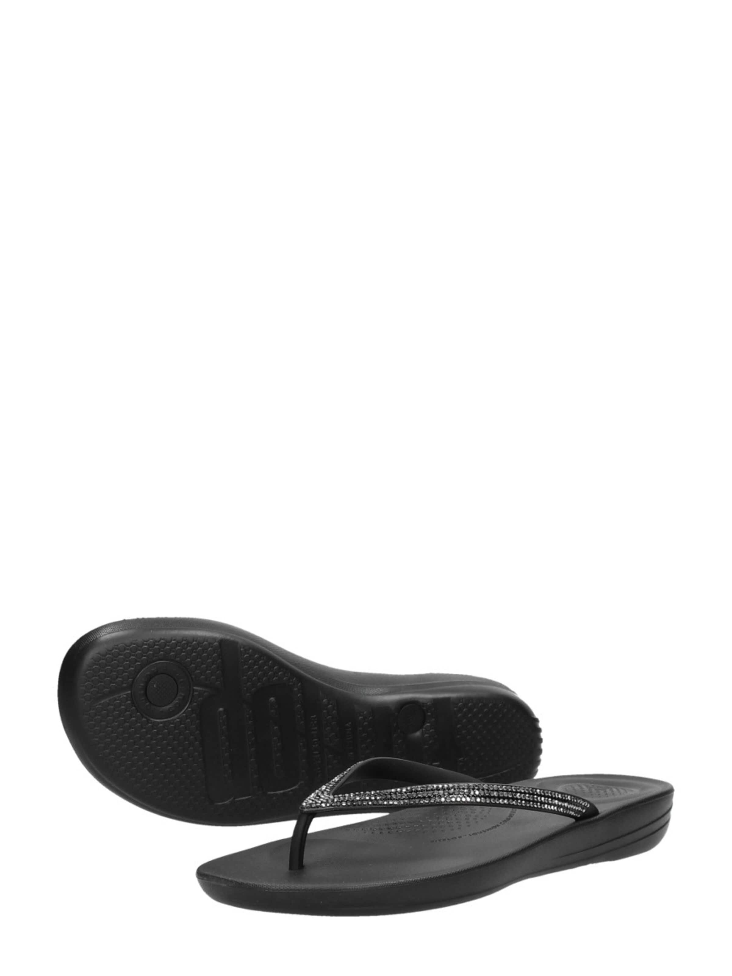 FitFlop Huisschoenen 'iQushion Sparkle' in Zwart