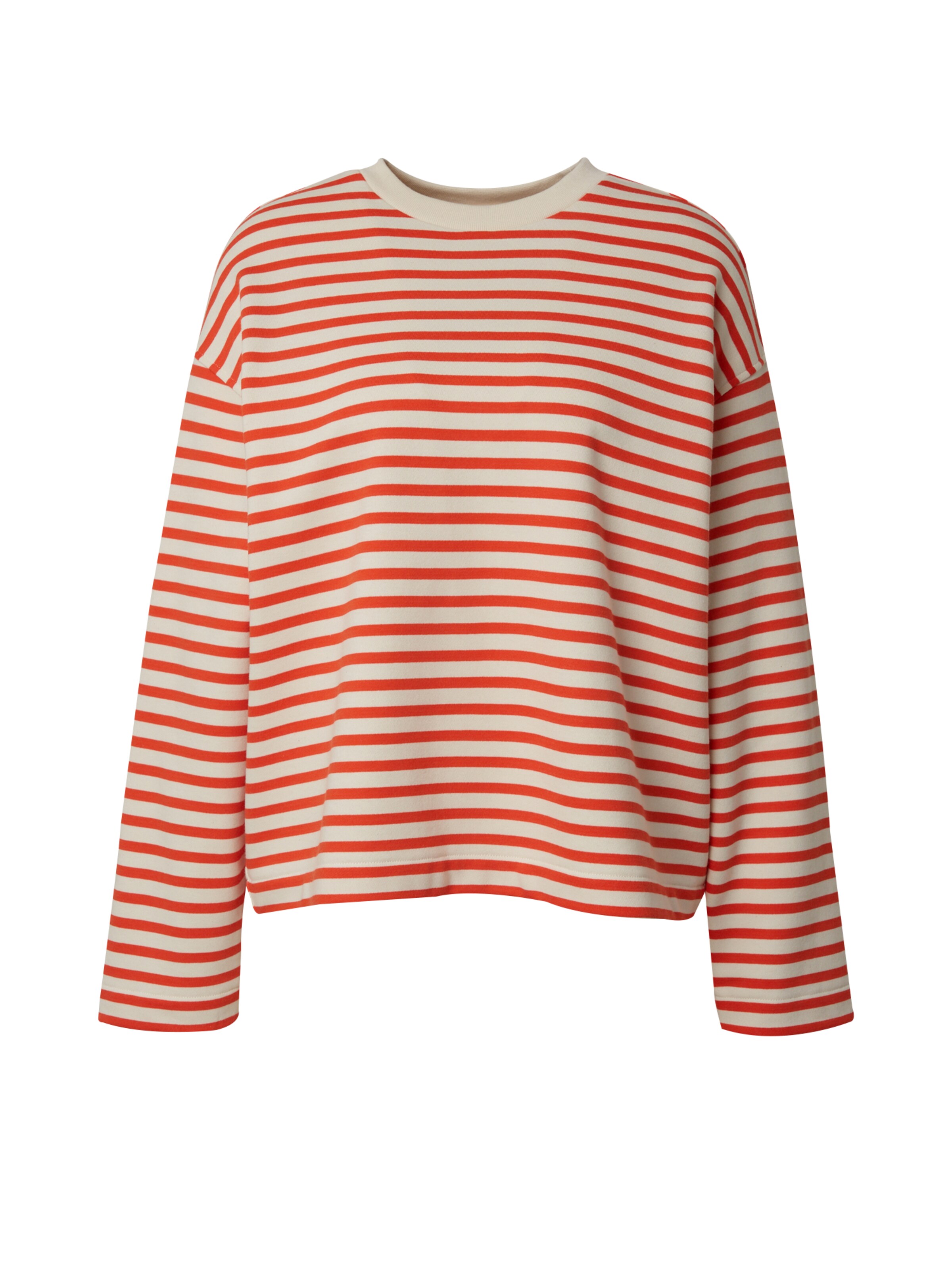 ARMEDANGELS Pullover 'FRANKAA' MAARLEN STRIPE in Rot: Vorderseite