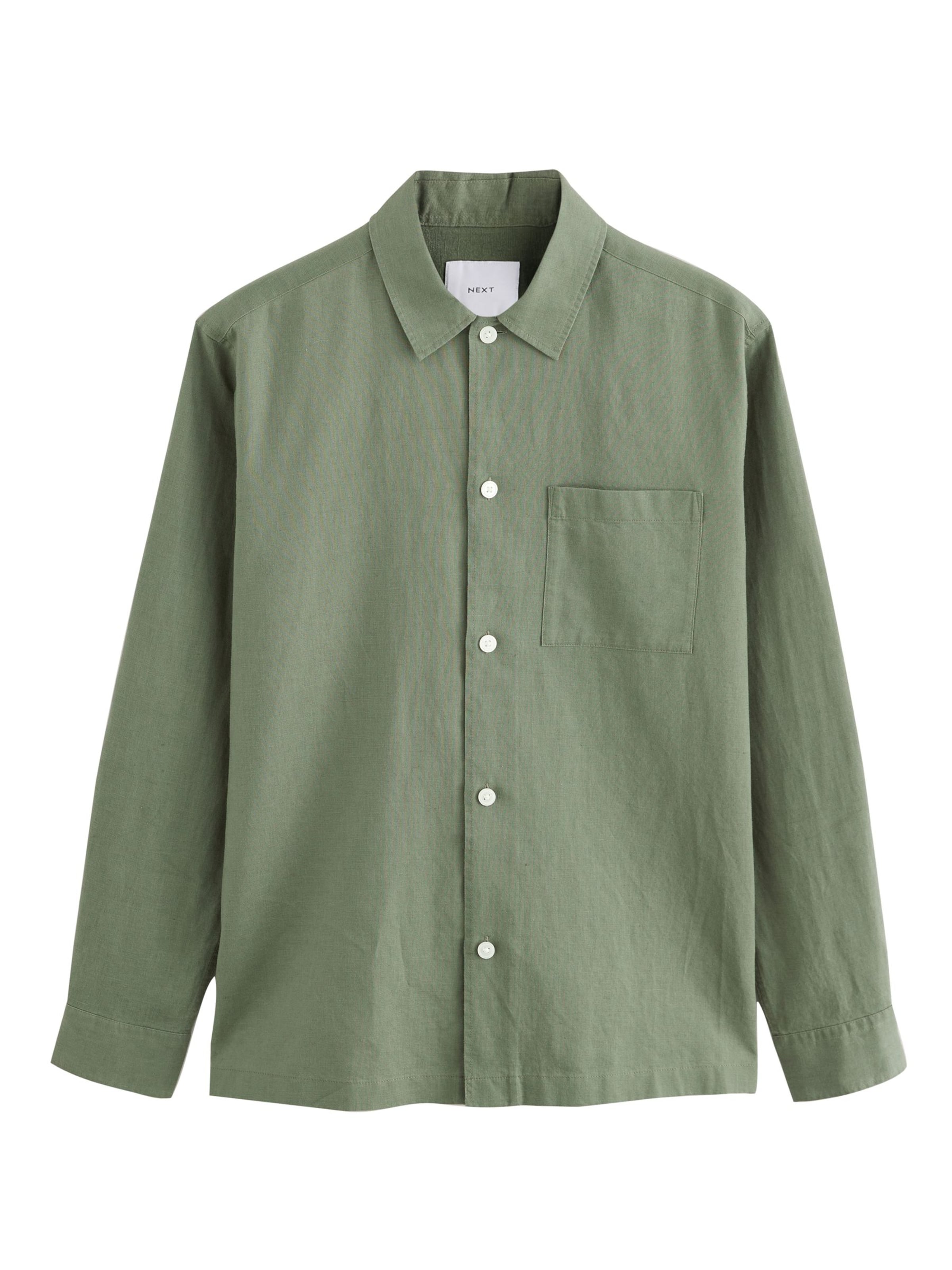Coupe regular Chemise Next en vert : devant