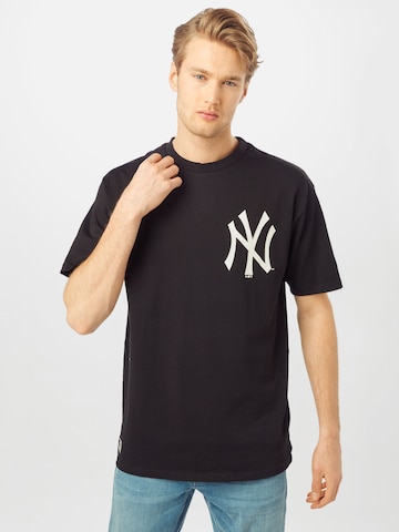 NEW ERA Shirt 'MLB New York Yankees' in Zwart: voorkant