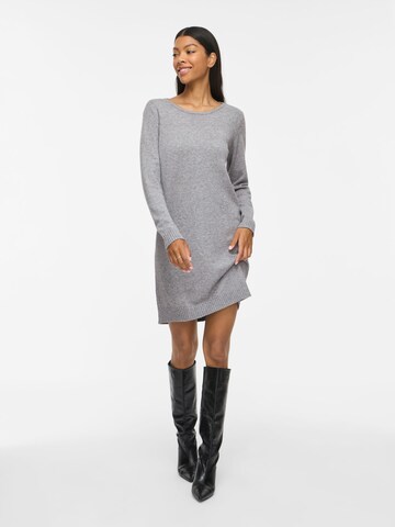 VILA Knitted dress 'RIL' in Grey