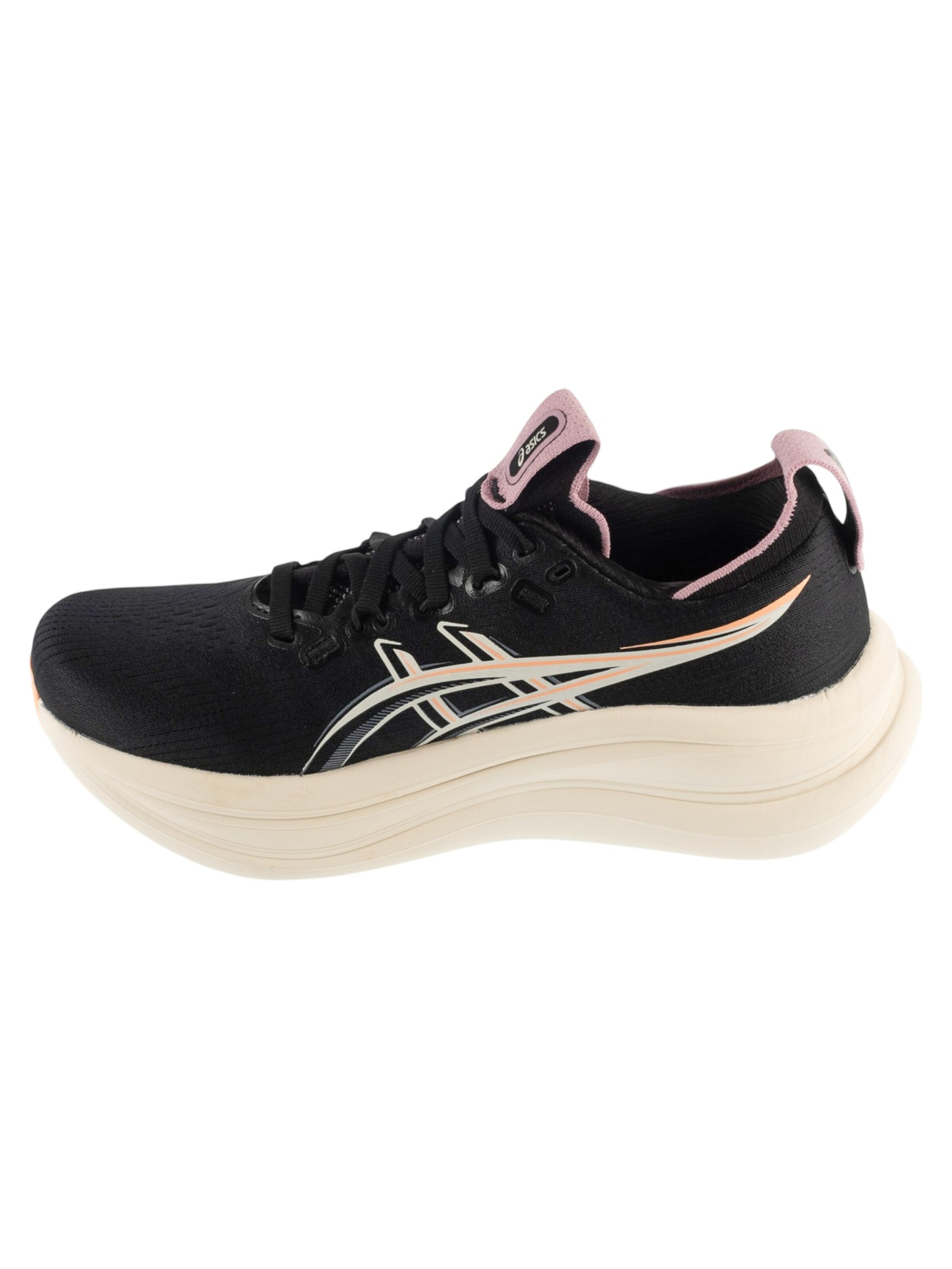 ASICS Tekaški čevelj 'ASICS Gel-Nimbus 28' | črna barva: sprednja stran