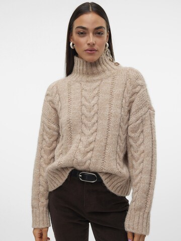 VERO MODA Pullover 'GRACE' in Beige: Vorderseite