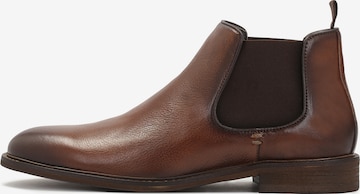 Chelsea Boots Kazar en marron : devant