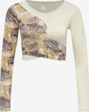 Maglia funzionale 'Lotus' di Hummel in beige