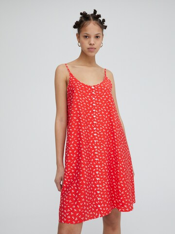 EDITED Zomerjurk 'Lila' in Rood: voorkant