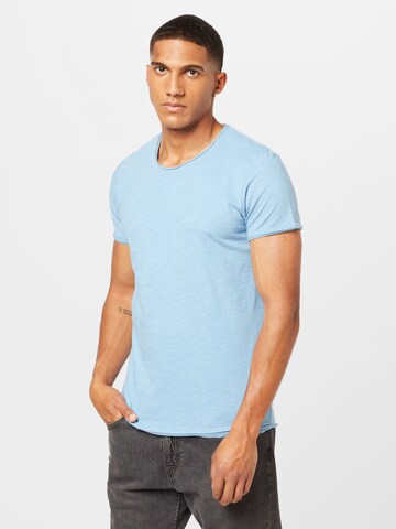 QS T-Shirt in Blau: Vorderseite