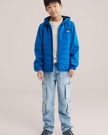 WE Fashion Between-season jacket in Blue