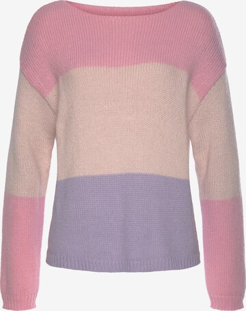 LASCANA Pullover in Pink: predná strana