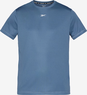 T-Shirt fonctionnel 'ID TRAIN' Reebok en bleu : devant