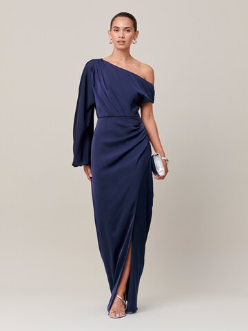 Sável - Vestido 'Cassis' en azul: frente
