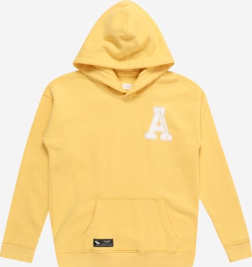 Abercrombie & Fitch Sweatshirt i gul: framsida