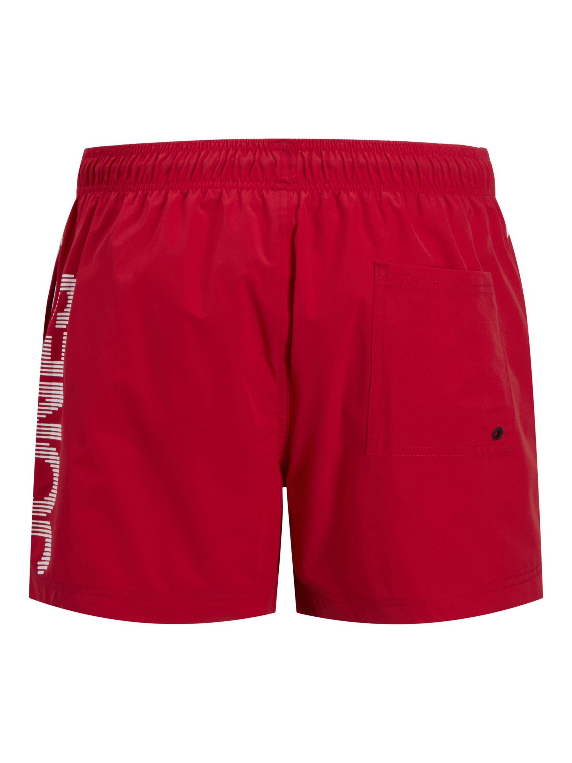 Shorts de bain 'JPSTMaui' JACK & JONES en rouge