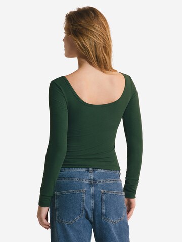 ETAM Pajama Shirt 'BRA' in Green