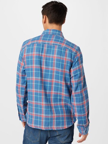 WRANGLER Regular fit Overhemd in Blauw