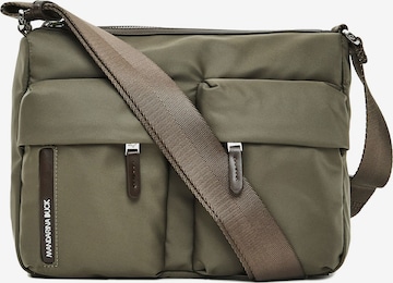 Borsa a tracolla 'Hunter' di MANDARINA DUCK in verde: frontale
