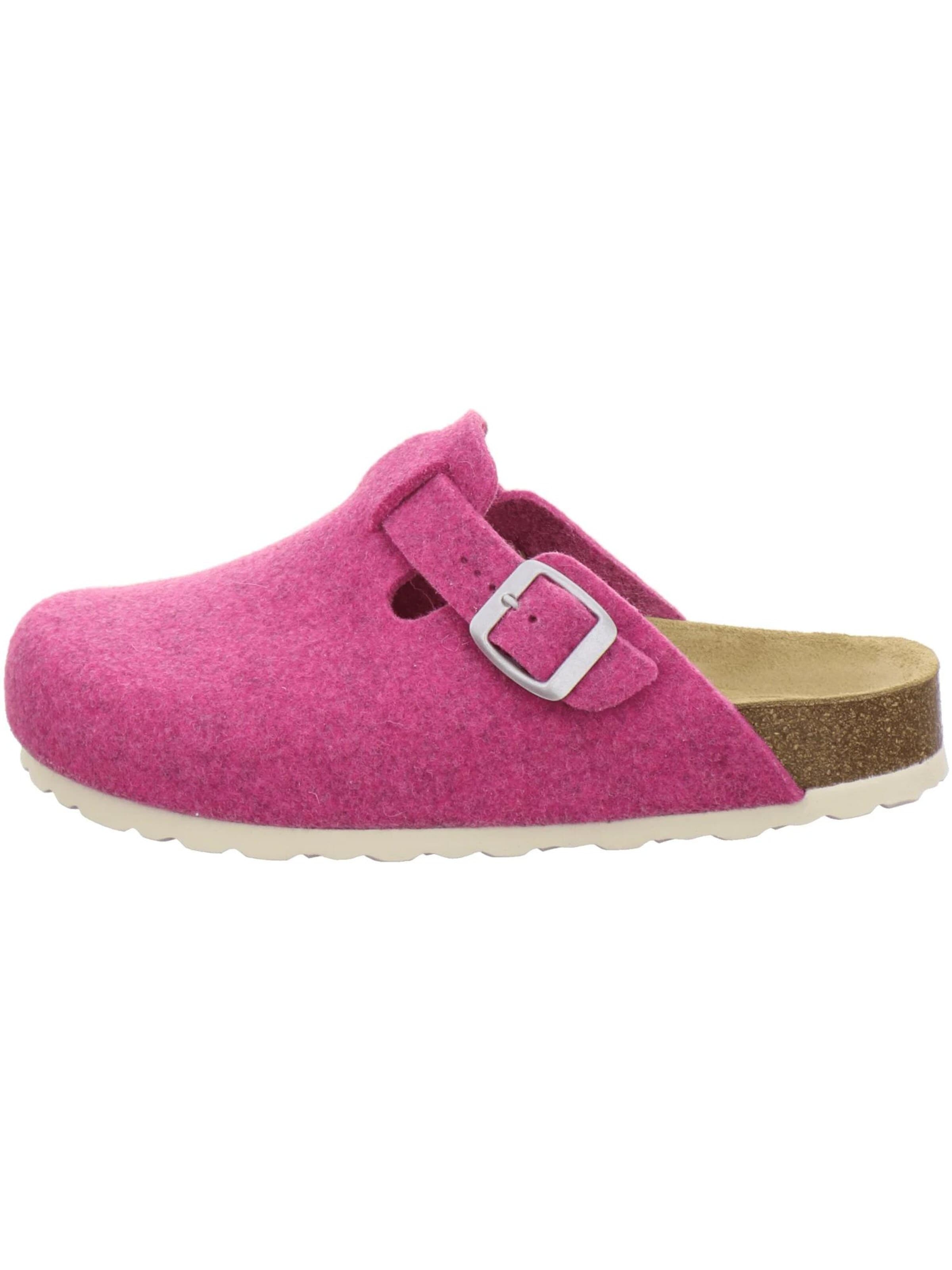 Pantoufle 'Hausschuhe Damen Filz pink' AFS-Schuhe en rose