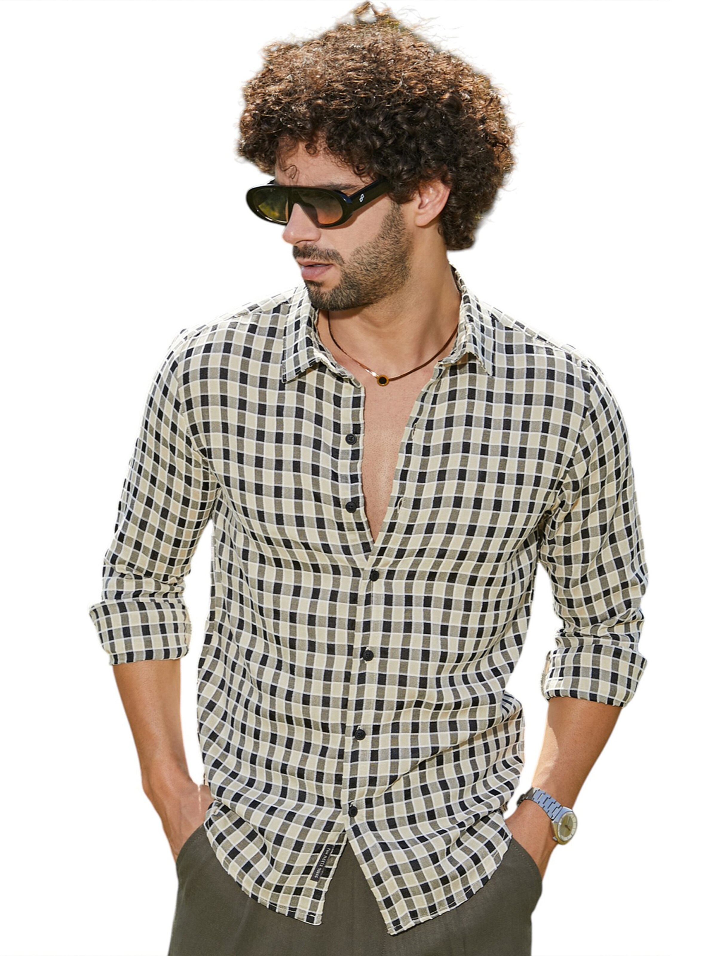 Campus Sutra Regular fit Ing 'Aisha' - kék