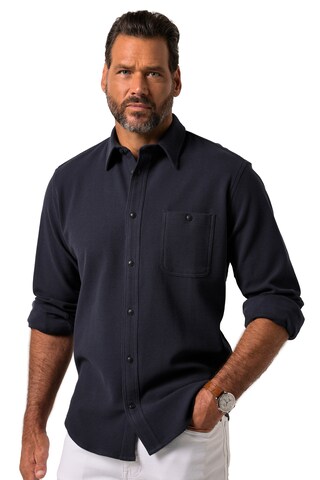 JP1880 Comfort fit Overhemd in Blauw: voorkant