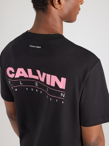 Calvin Klein Jeans Szabványos Póló - fekete