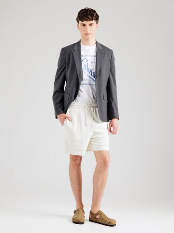 Calvin Klein Jeans Loosefit Broek in Wit