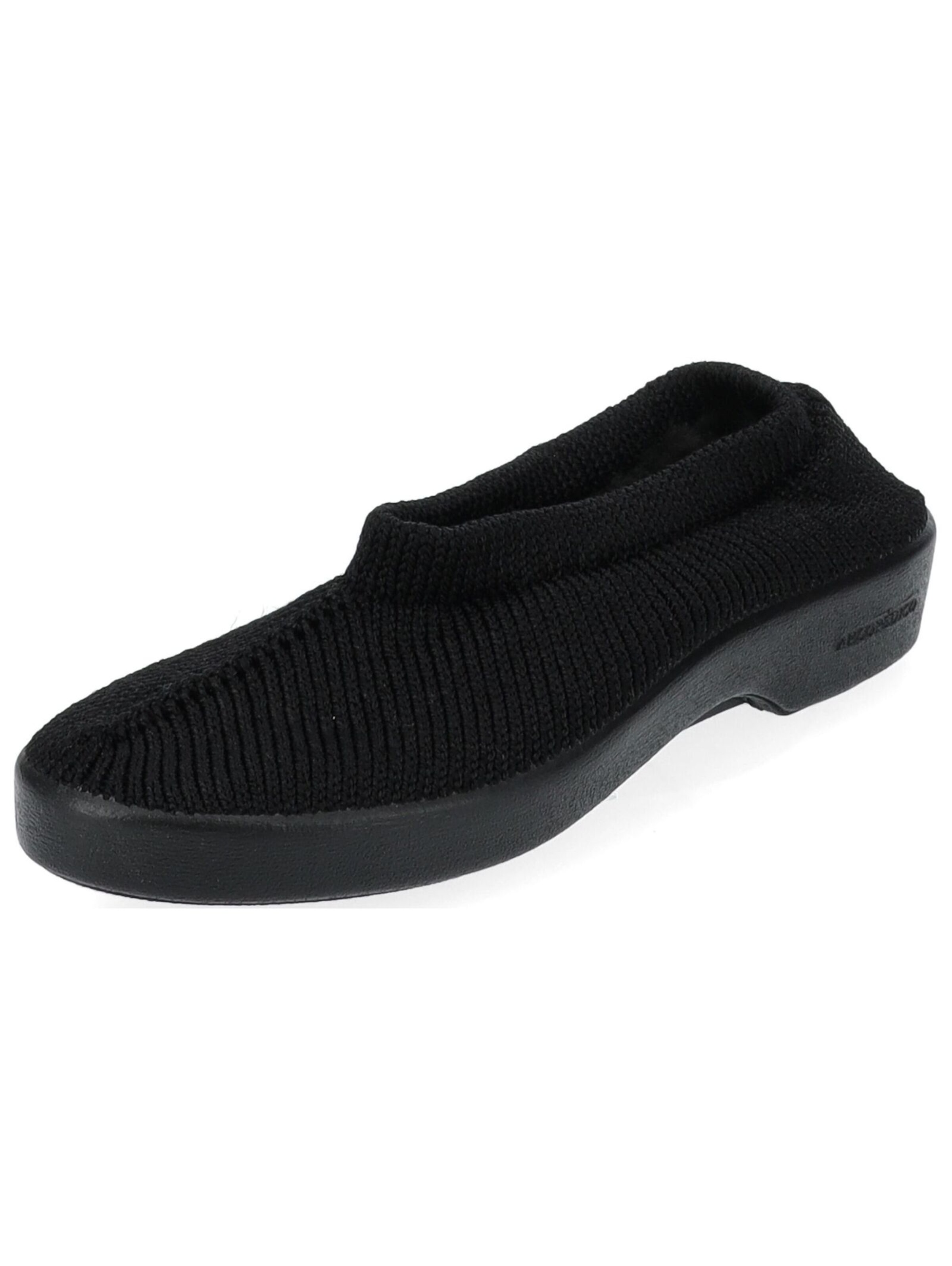 Arcopedico Slipper in Black: front