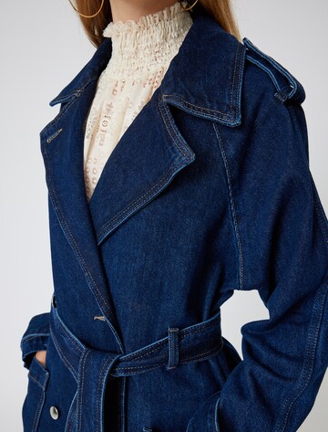 Koton Between-seasons coat in Blue