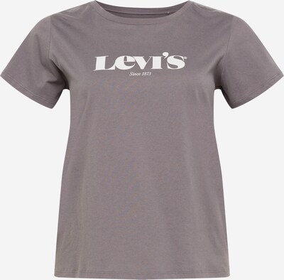 Levi's® Plus Shirt 'PERFECT' in schlammfarben / weiß, Produktansicht