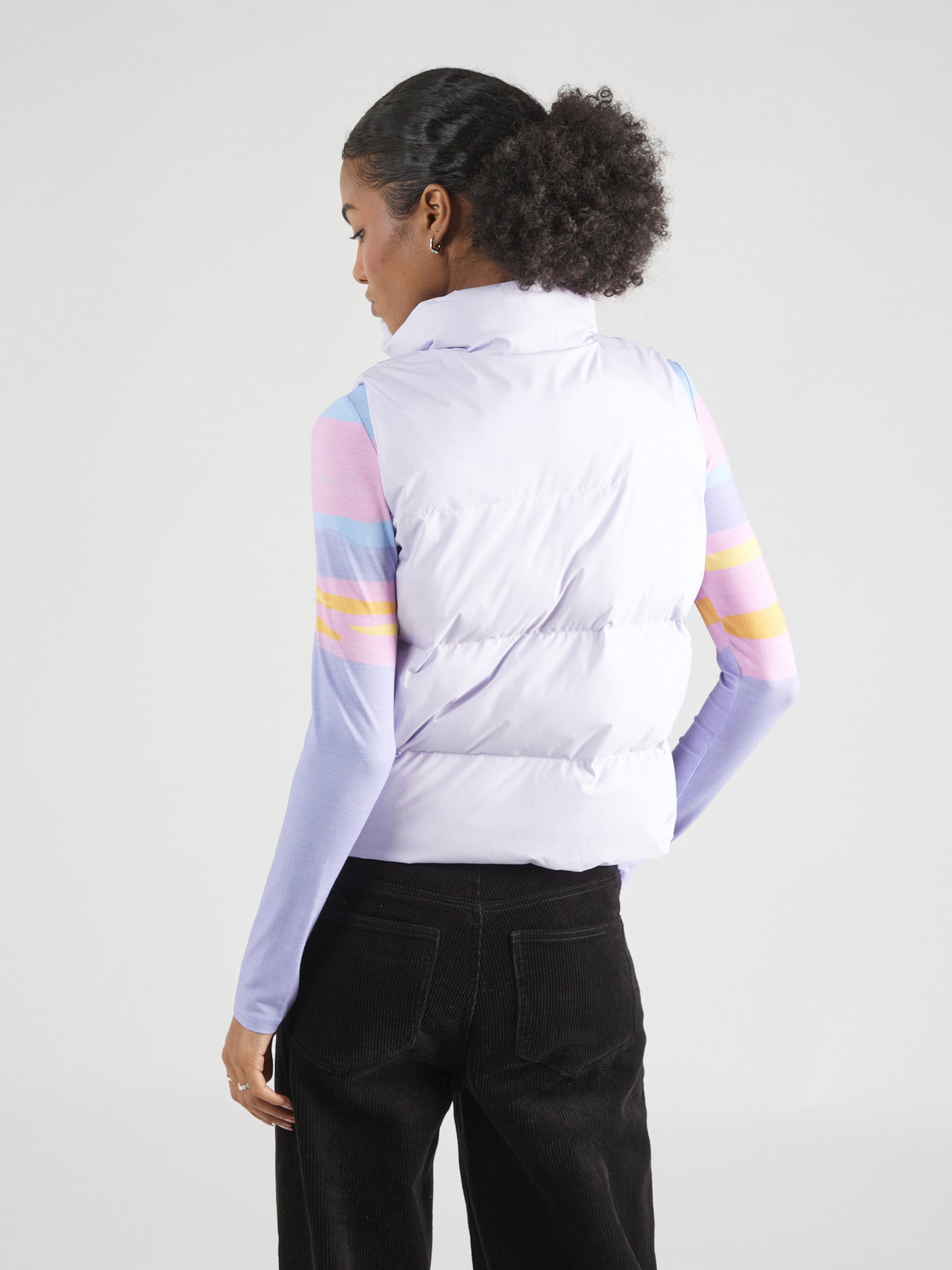 Gilet violet pastel sale