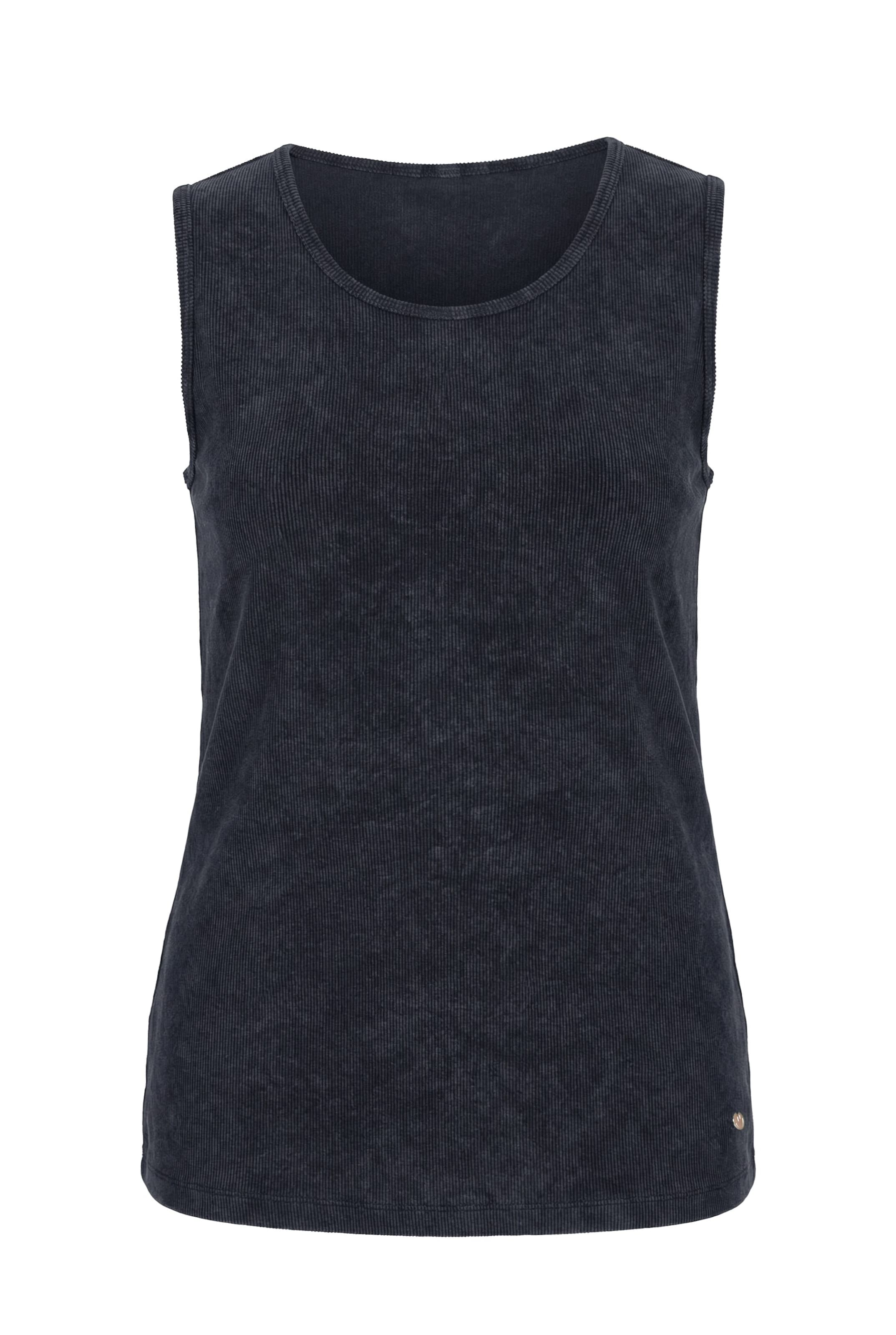 Angel of Style Top in Black: front