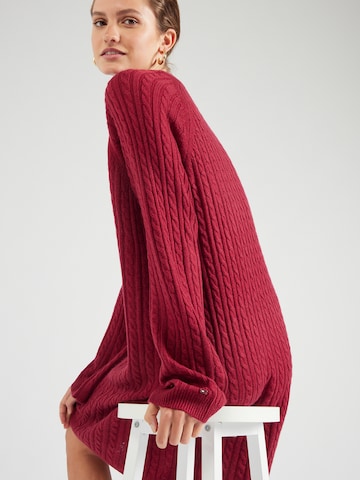 TOMMY HILFIGER Knitted dress in Red