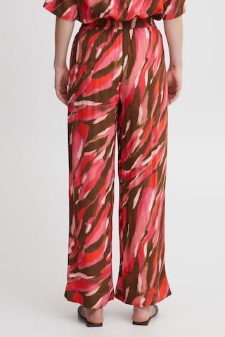 Fransa Wide leg Pants 'Kaiya' in Red