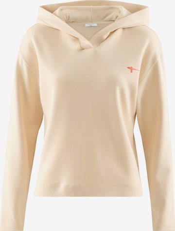 Tamaris Sweatshirt in Beige: front