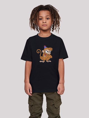 F4NT4STIC Shirt 'Aladdin Classic Angry Abu' in Zwart: voorkant