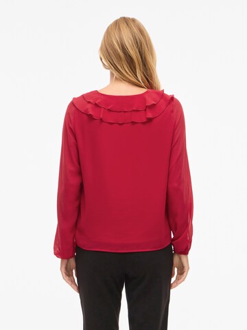 Camicia da donna 'VIAne' di VILA in rosso