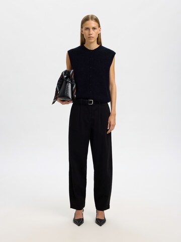 SELECTED Kötött mellény 'SLFLULU' - kék