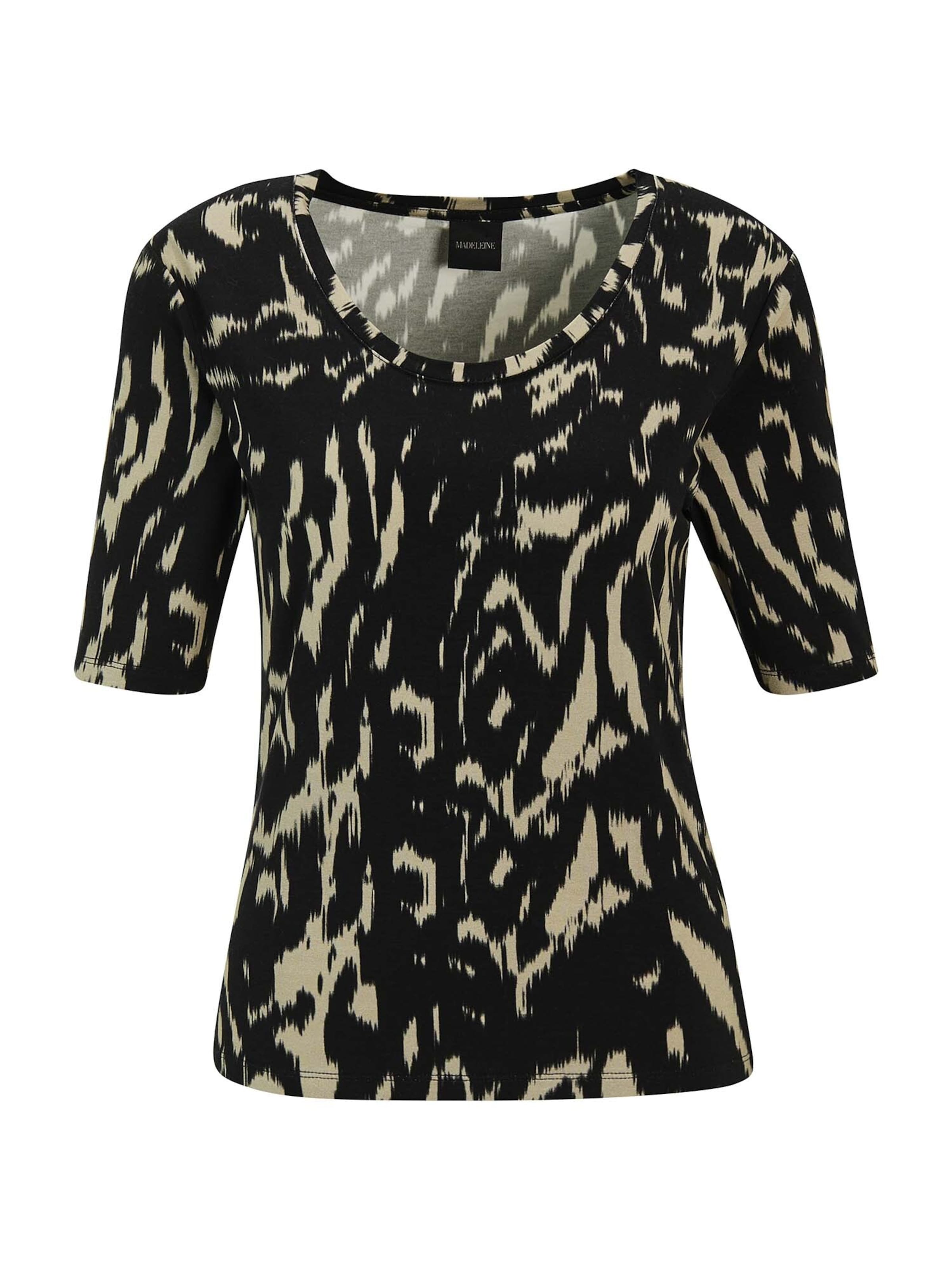 T-shirt MADELEINE en noir : devant