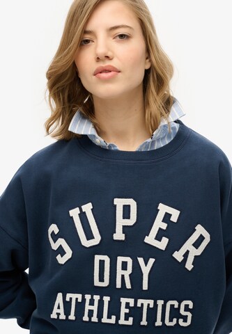 Superdry Sweatshirt 'Athletic Essentials' in Blauw