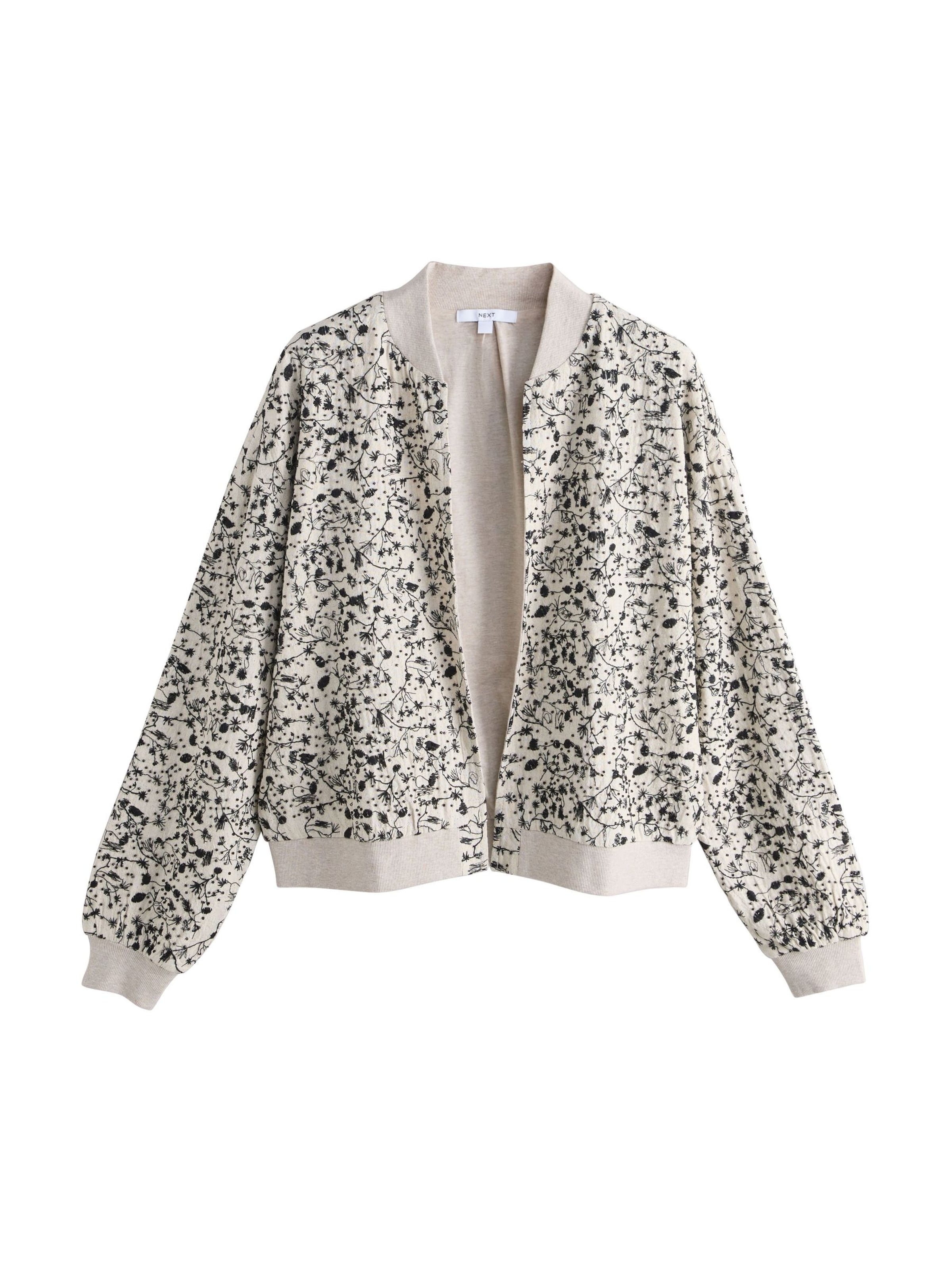 Next Tussenjas in de kleur Grijs gemêleerd / Zwart, Productweergave