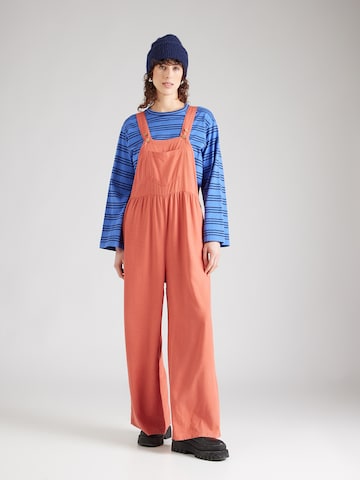 ROXY Wide leg Dungarees 'Easy Isle' in Orange: front