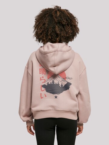 Sweat-shirt 'Mount Fuji' F4NT4STIC en rose