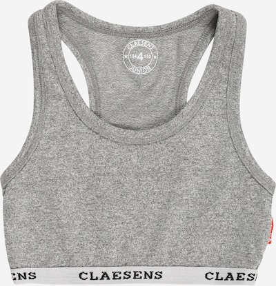 Claesen's Спортен топ в светлосиво / сив меланж / черно, Преглед на продукта