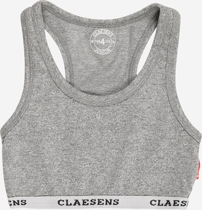Claesen's Sporttop in hellgrau / graumeliert / schwarz, Produktansicht