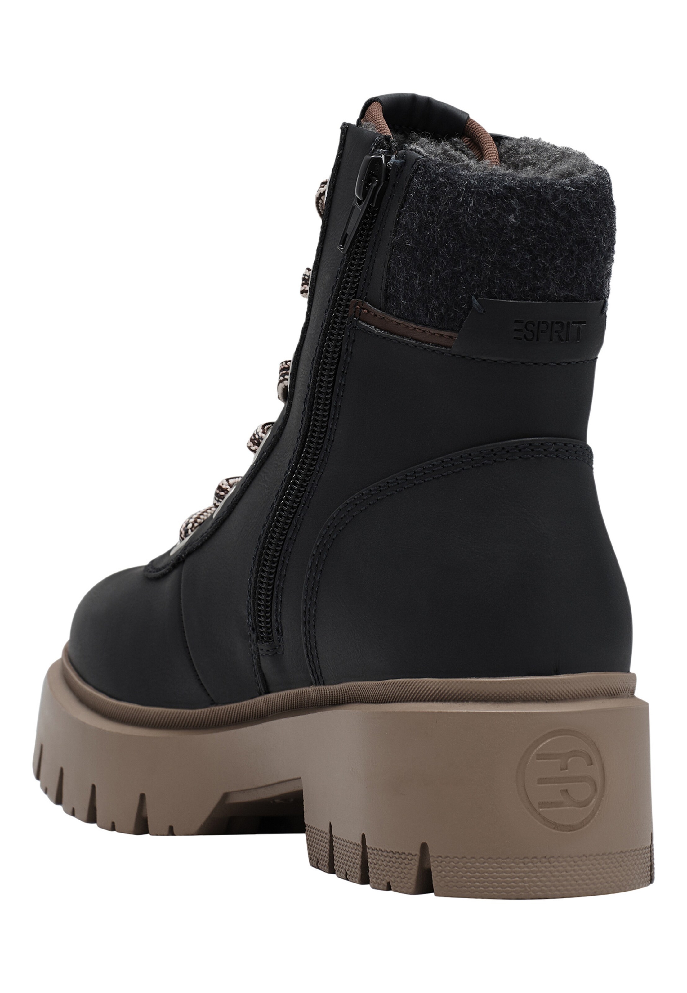 Esprit Shoes Schnürstiefelette 'Millie' in Blau