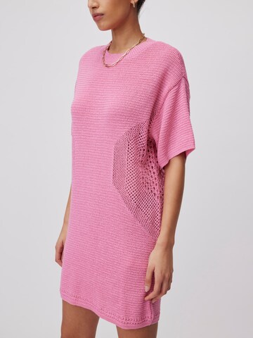 LeGer by Lena Gercke Knitted dress 'Thore' in Pink