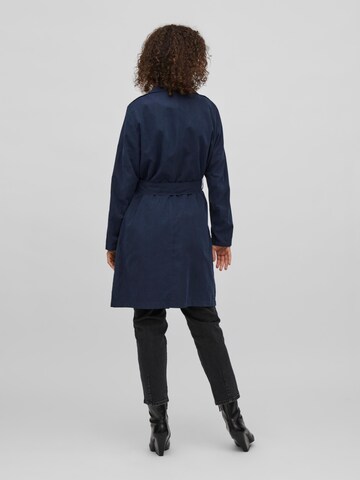 VILA Between-Seasons Coat 'Peach' in Blue