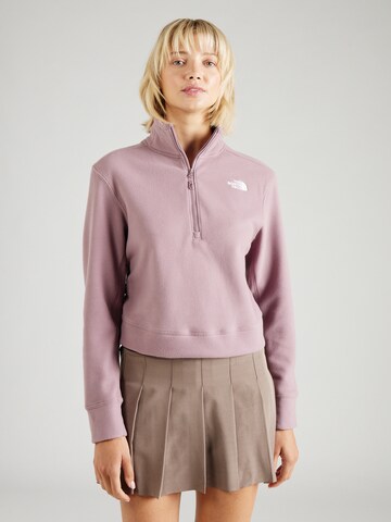 Pullover sportivo '100 GLACIER' di THE NORTH FACE in rosa: frontale