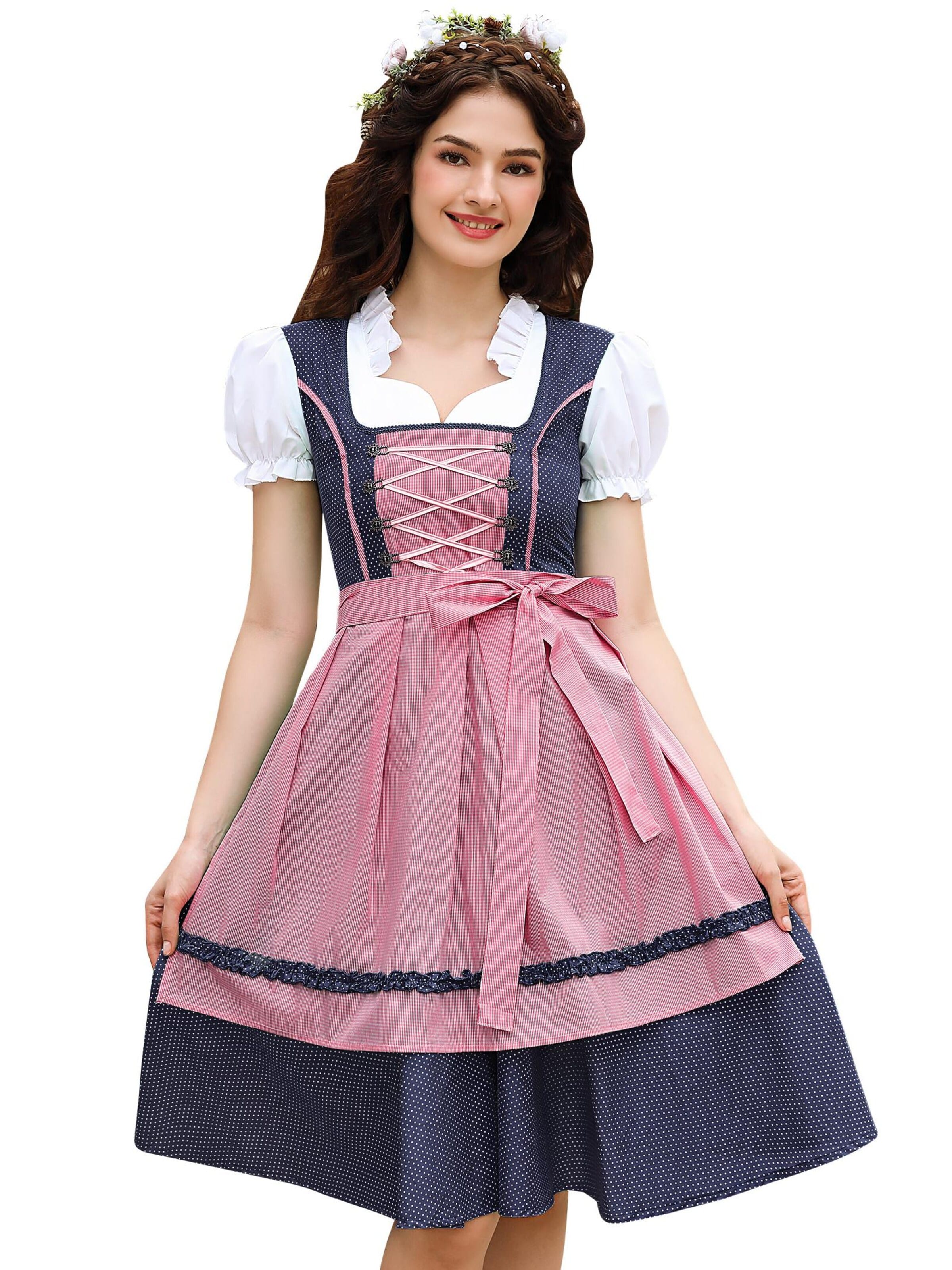 Yesfashion Dirndl in Blue: front